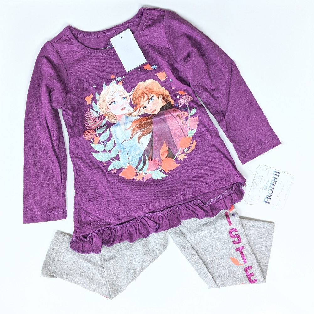 Disney Frozen Girl's 2-Piece Top & Leggings